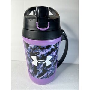 Under Armour Playmaker Hook Insulated Water Jug 64 oz Lilac Lt Purple Black